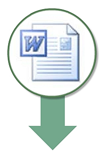 Image of a Word Document being Downloaded
