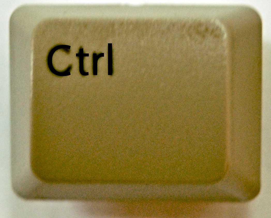 The control key, or ctrl key, is normally found on the bottom corners of a PC keyboard, beside the alt keys