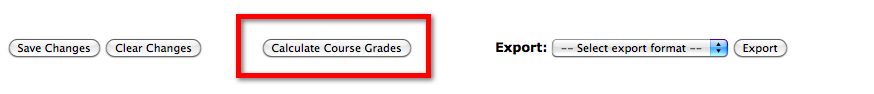 Calculate Course Grades Button