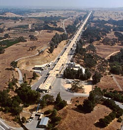 Aerial view of SLAC Accelerator