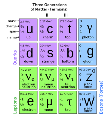 Standard Model of Elementary Particles