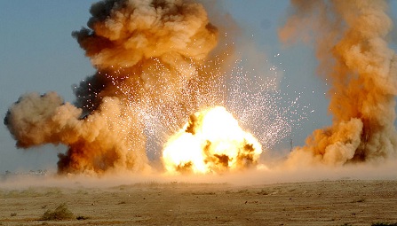 a picture of a large explosion