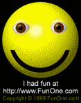 Animated smiley button